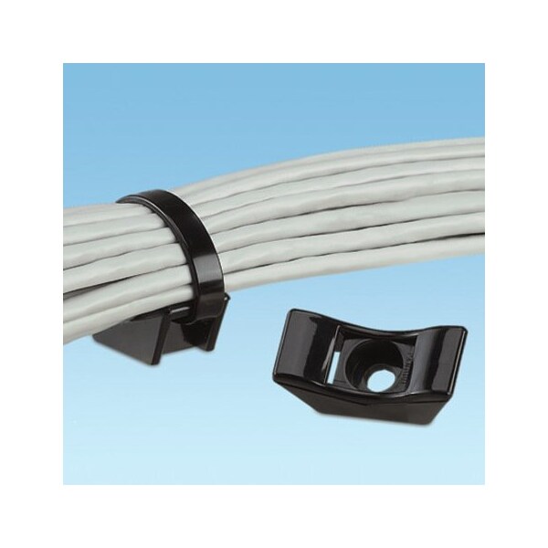 Cable Tie, Mnt, Eh, No 8screw, Wrnylon, Bl, PK10